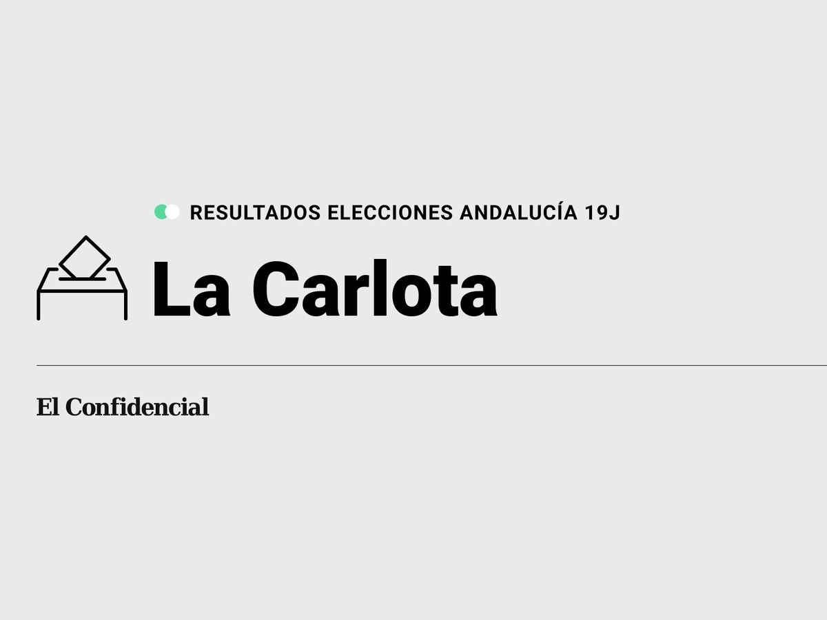 Foto: Resultados en La Carlota, Córdoba, de las elecciones de Andalucía 2022 este 19-J (C.C./Diseño EC)