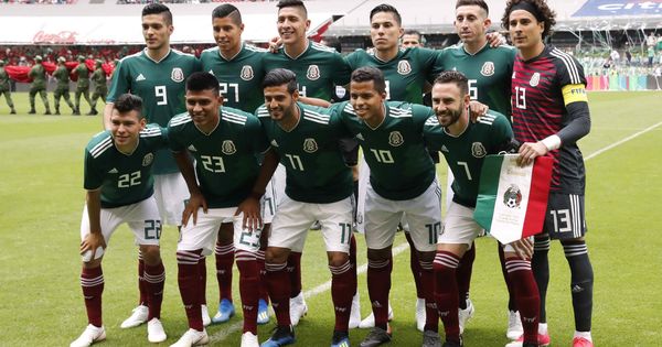 Foto: El once titular de México, antes del partido contra Escocia | Reuters