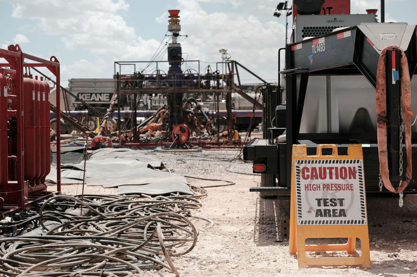 Pozo de Fracking en Mindland, Texas. (Reuters)