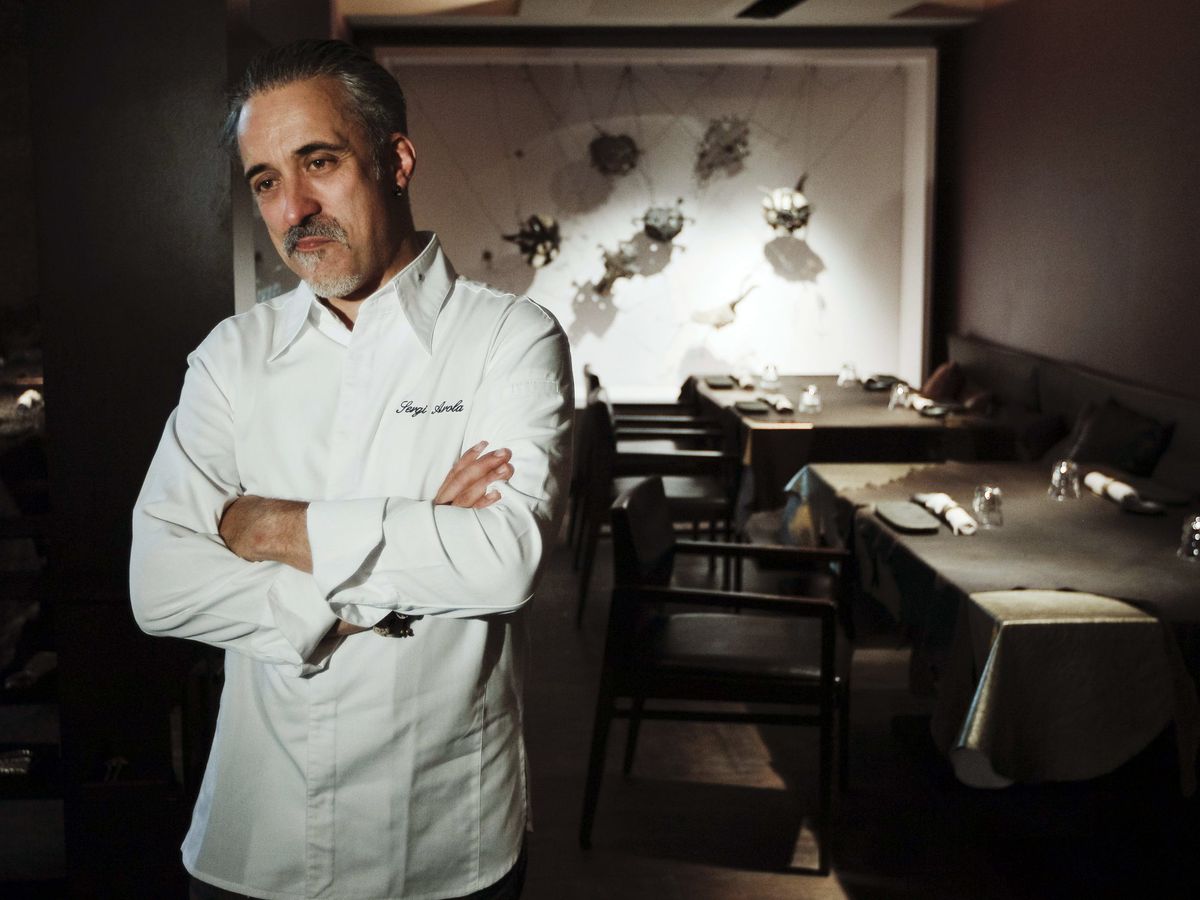 Foto: El chef Sergi Arola en su restaurante Arola Gastro. (EFE)