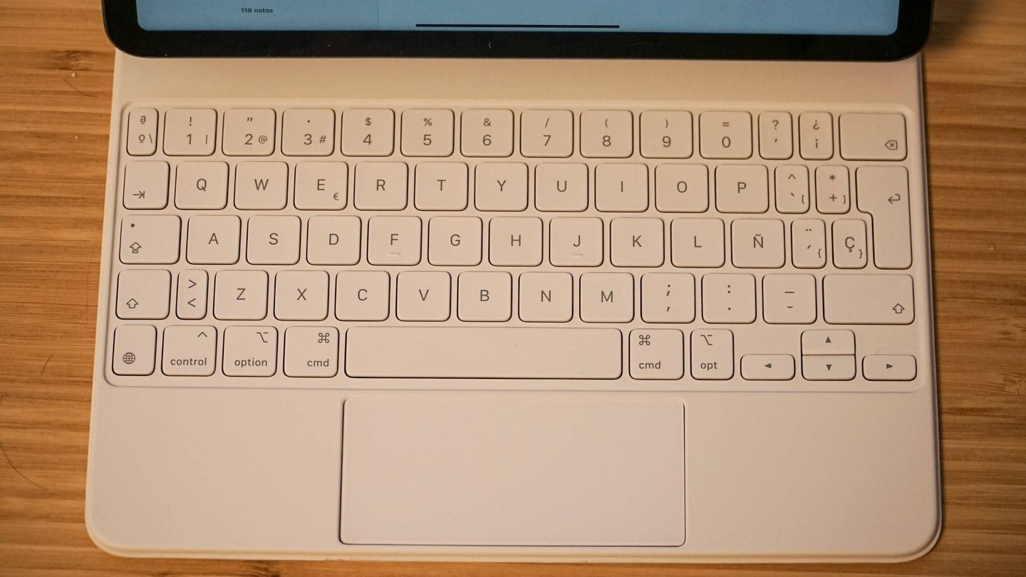 Uno de los mejores teclados, sino el mejor, creado para tabletas. Foto: M. McLoughlin