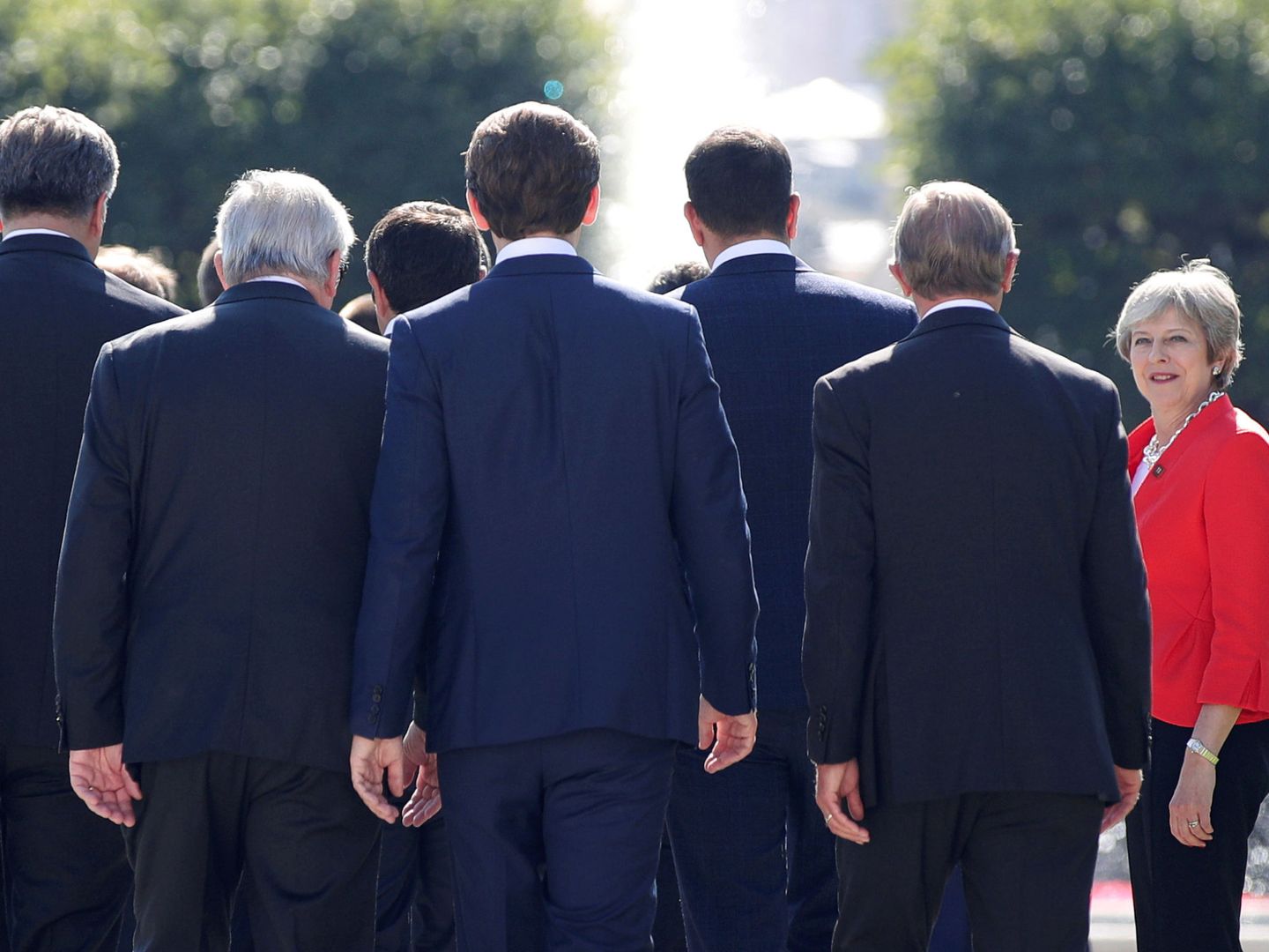 Theresa May chocó con sus socios en la cumbre celebrada hace un mes en Salzburgo. (Reuters)
