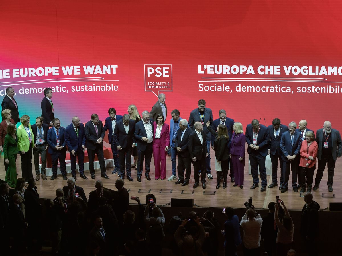 Foto: Congreso Electoral de los socialistas europeos en Roma. (Europa Press/Stefano Spaziani) 
