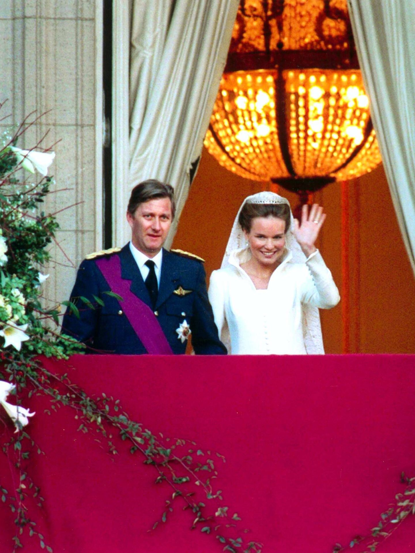 Felipe y Matilde de Bélgica, recién casados. (Cordon Press)