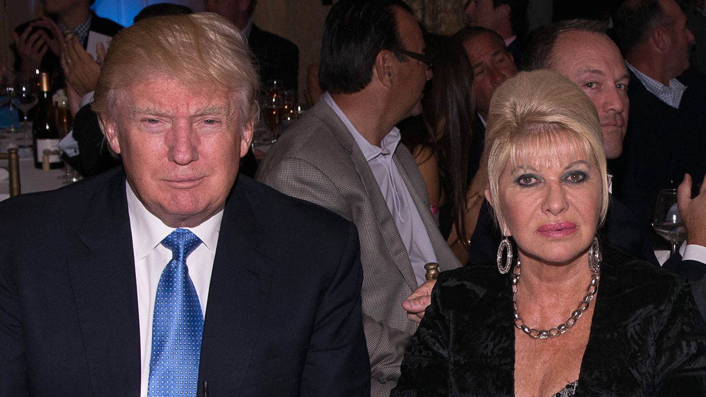  Donald e Ivana Trump, en una imagen de 2014. (Getty)