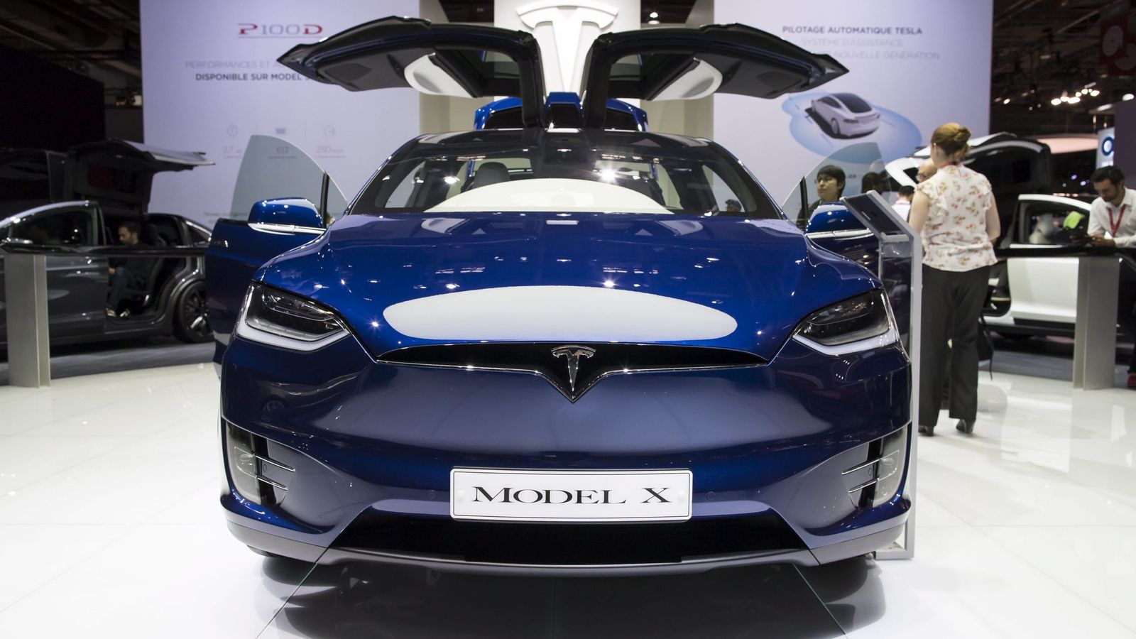 Foto: Las puertas de gaviota del Model X son uno de sus mayores quebraderos de cabeza. (Reuters)