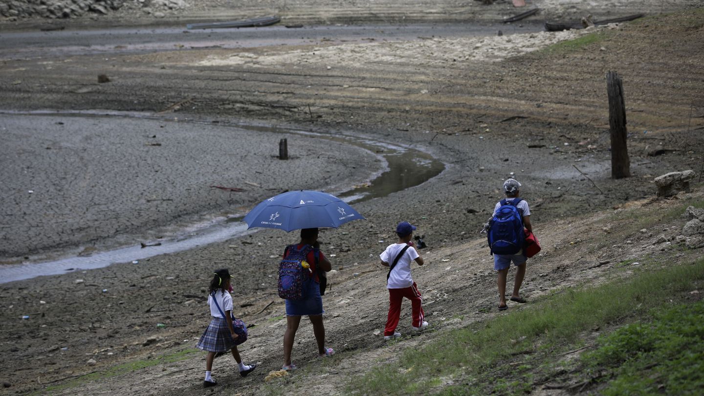 Sequía en Panamá. (EFE)