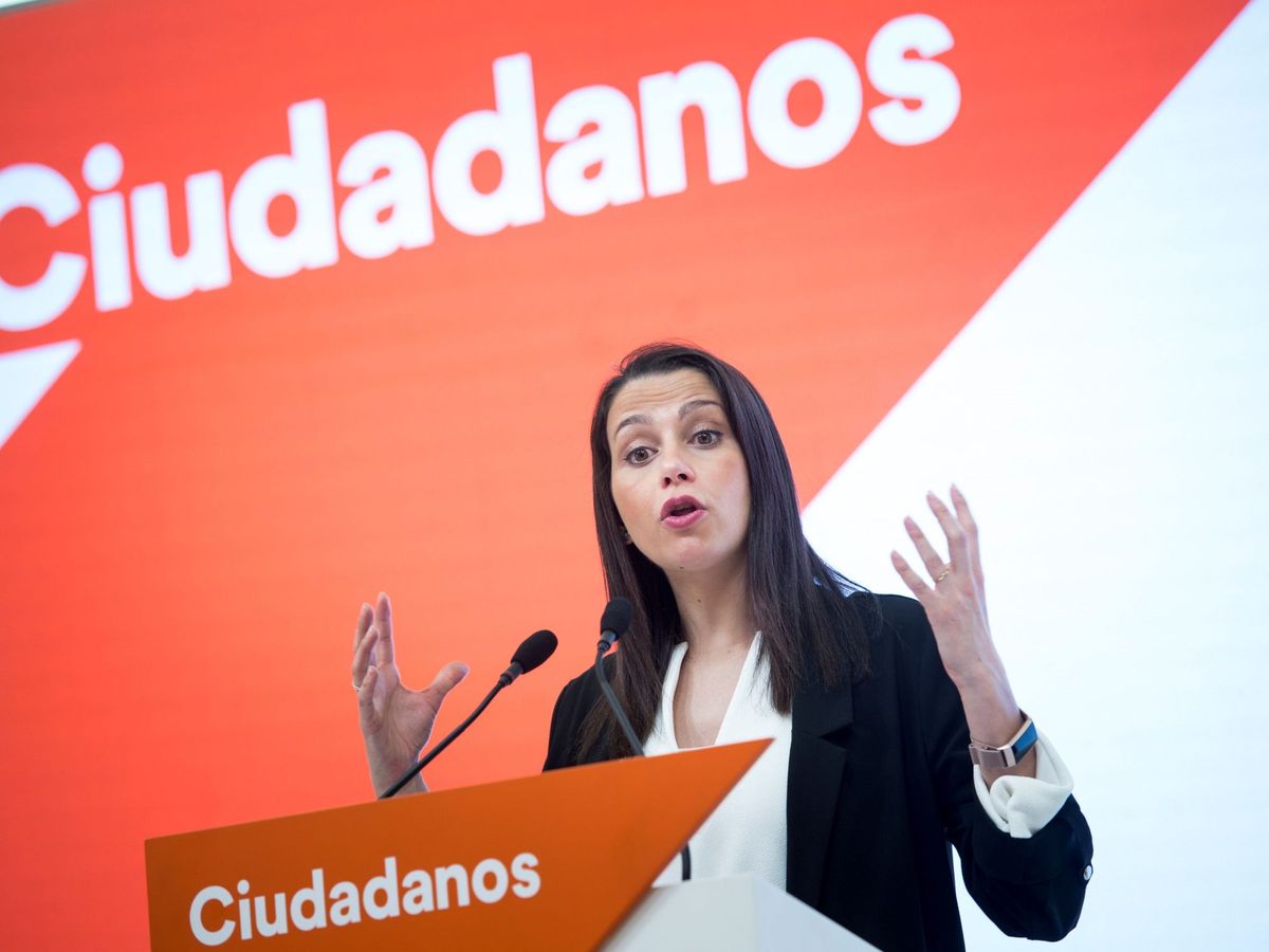 Foto: La presidenta de Ciudadanos, Inés Arrimadas. (EFE)