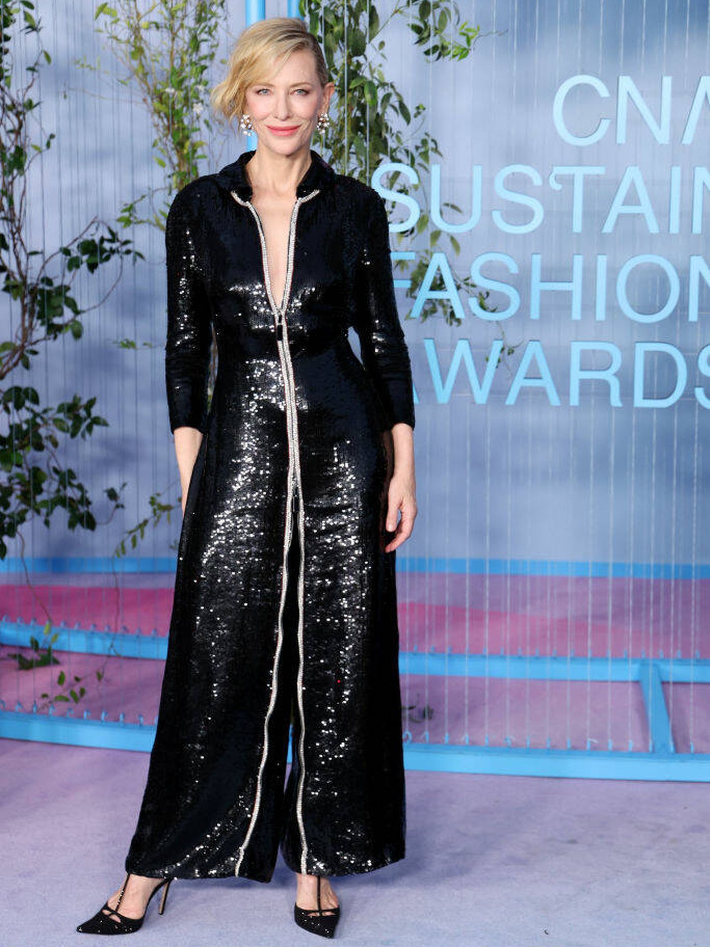 Cate Blanchett, en los Sustainable Fashion Awards. (Getty)