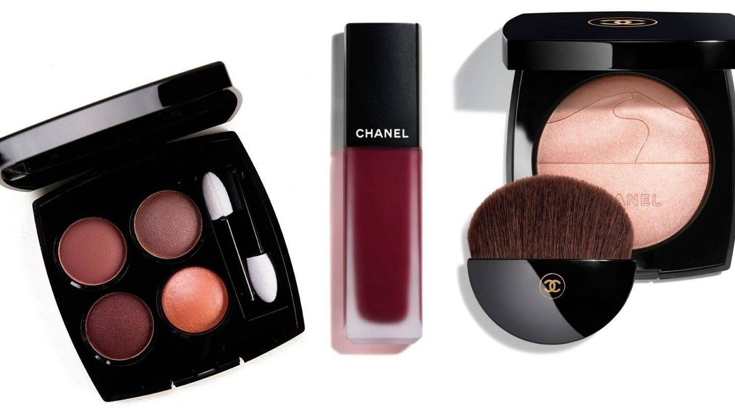 Los cosméticos utilizados en el maquillaje de Belén Cuesta. (Cortesía de Chanel)