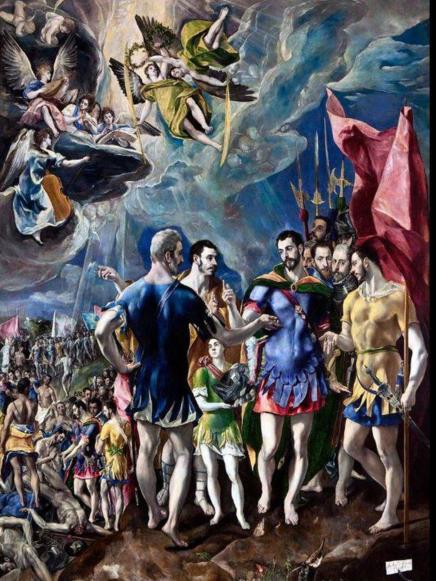 'El martirio de San Mauricio', por El Greco. (C.C.)