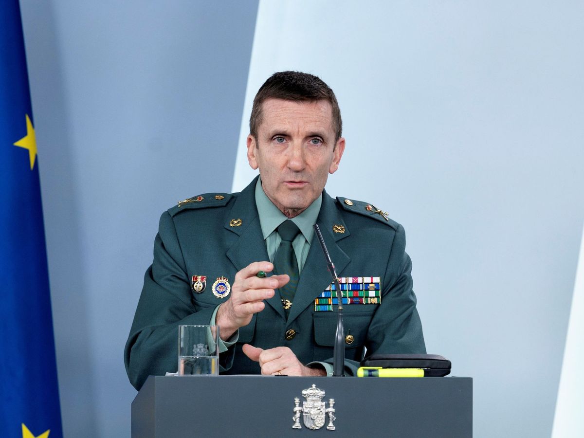 Foto: El jefe del Estado Mayor de la Guardia Civil, general José Manuel Santiago. (Efe)
