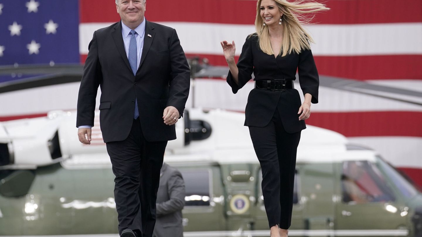 Mike Pompeo e Ivanka Trump. (Reuters)