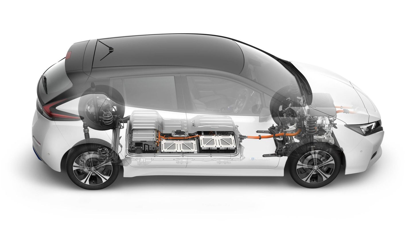 El actual Nissan Leaf es uno de los coches eléctricos que permiten alimentar aparatos o casas.