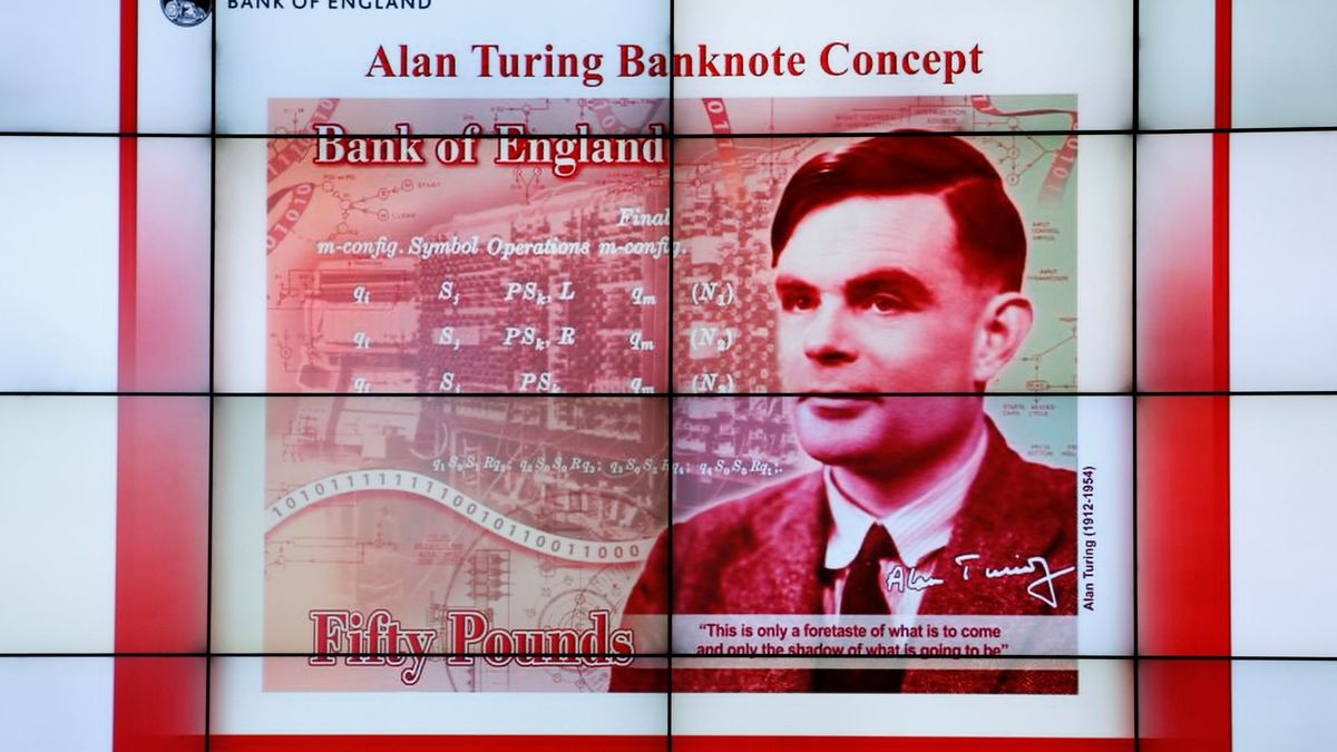 La imagen de Alan Turing estará en los billetes de 50 libras desde 2021