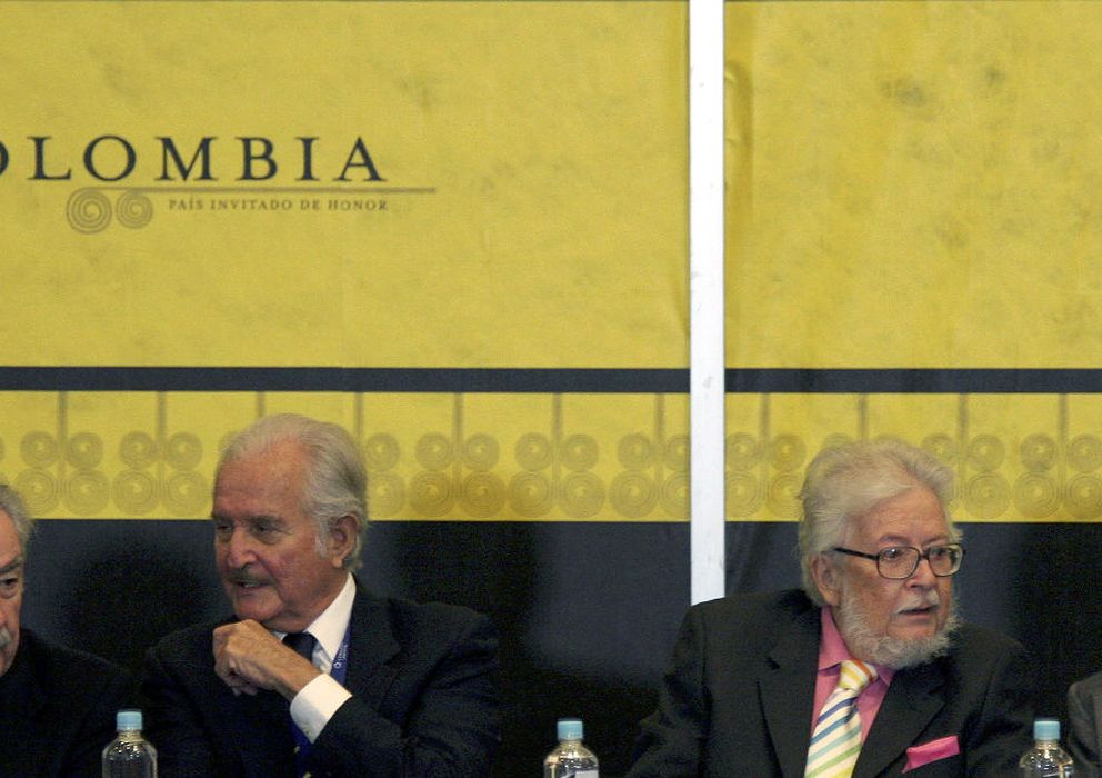 Foto: De izquierda a derecha: Álvaro Mutis, Carlos Fuentes, Fernando Del Paso, Gabriel García Márquez, en la Feria del Libro de Guadalajara de 2007. (Reuters)