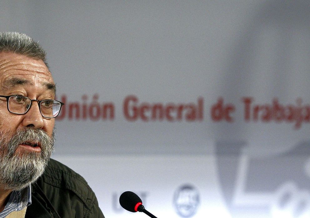 Foto: Cándido Méndez, secretario general de UGT. (Efe)