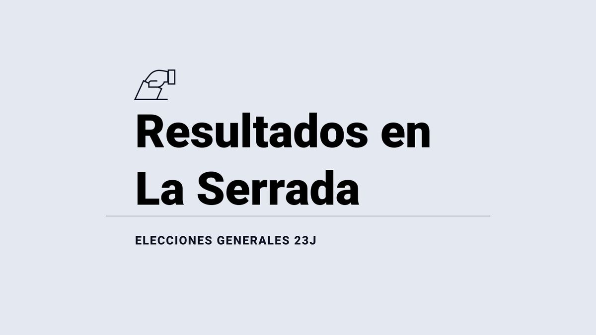 Resultados y ganador en La Serrada de las elecciones 23J: el PP, primera fuerza; seguido de del PSOE y de XAV