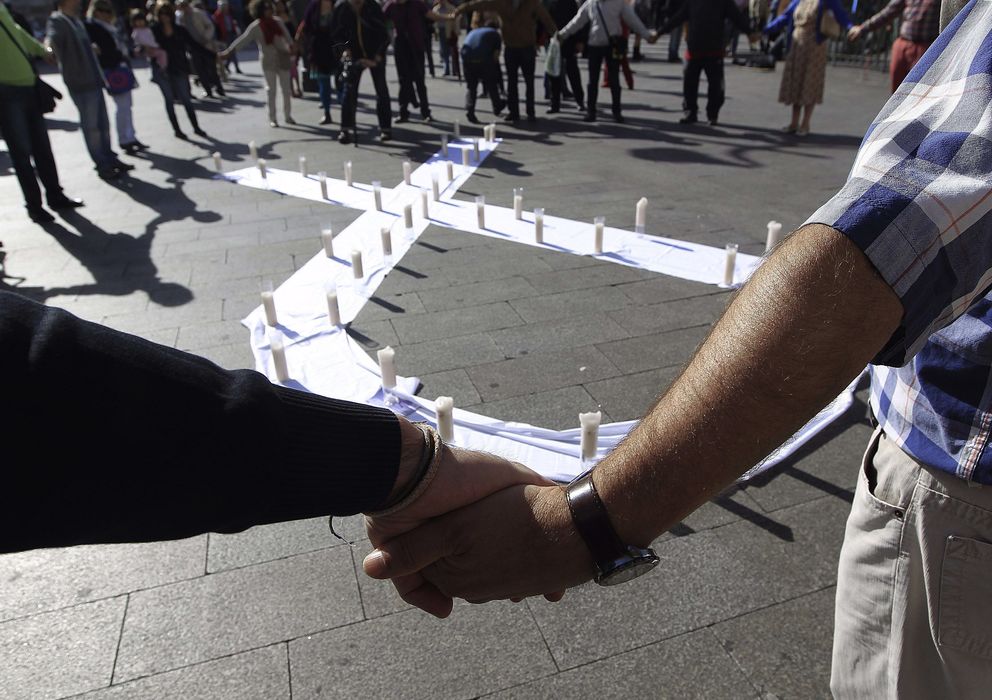 Foto: Manifestación contra la violencia machista el pasado lunes en Madrid. (EFE)
