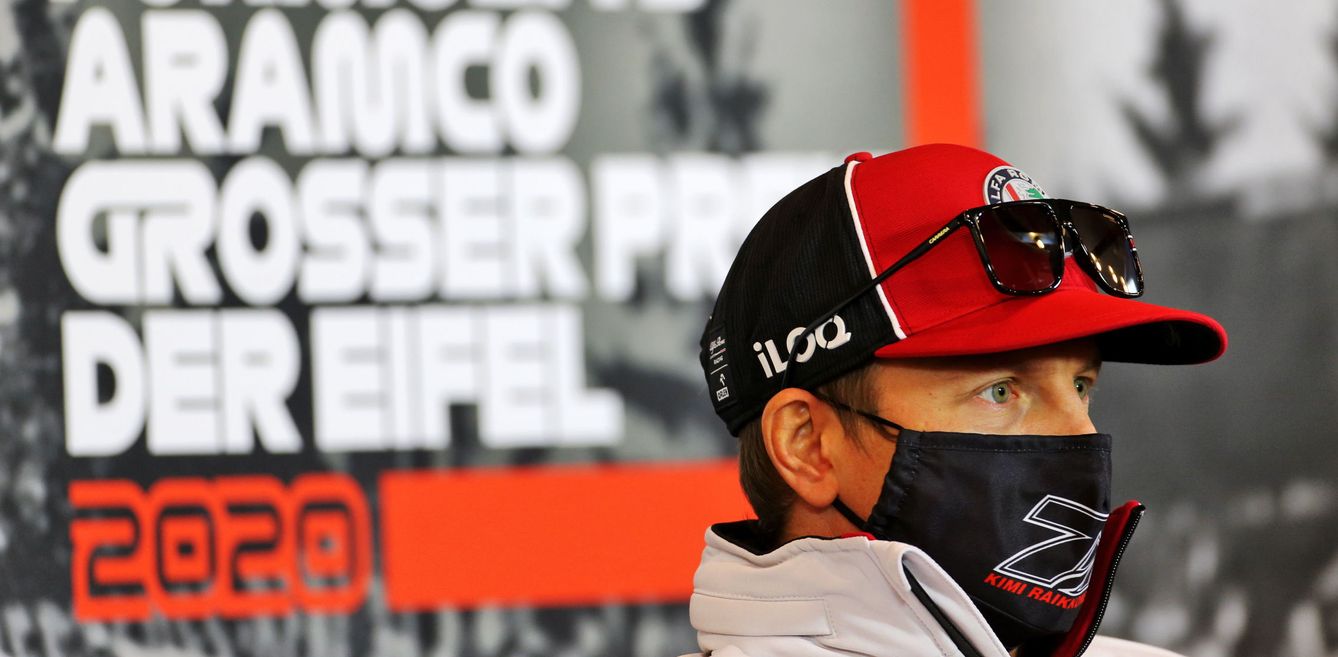 Kimi Raikkonen durante la rueda de prensa en Nurburgring. (EFE)