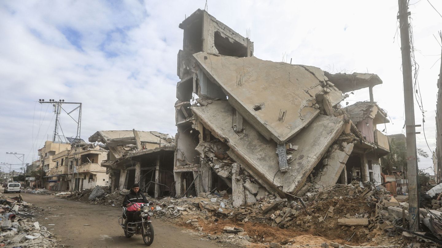 Edificios destruidos en la franja de Gaza. (Europa Press/Mohammed Talatene)