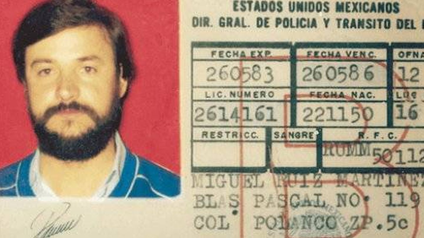 Una de las identidades falsas de Mikel Lejarza, cuando residió en México