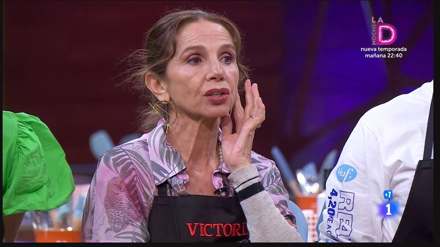 Victoria Abril, en 'Masterchef Celebrity'. (TVE)