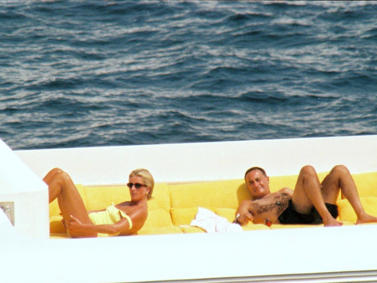 Lady Di y Dodi Al Fayed en Portofino. (Cordon)