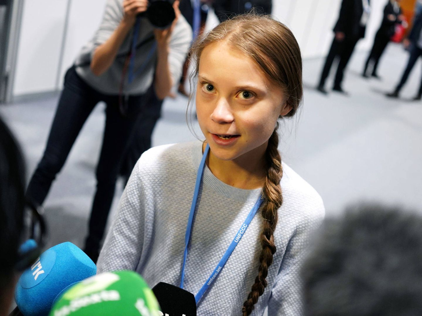 Greta Thunberg, durante la cumbre del clima en Madrid. (Reuters)