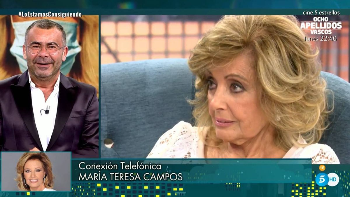 'Sábado Deluxe' | María Teresa Campos atiza a Jorge Javier por mofarse de Terelu: "Te voy a decir una cosa..."