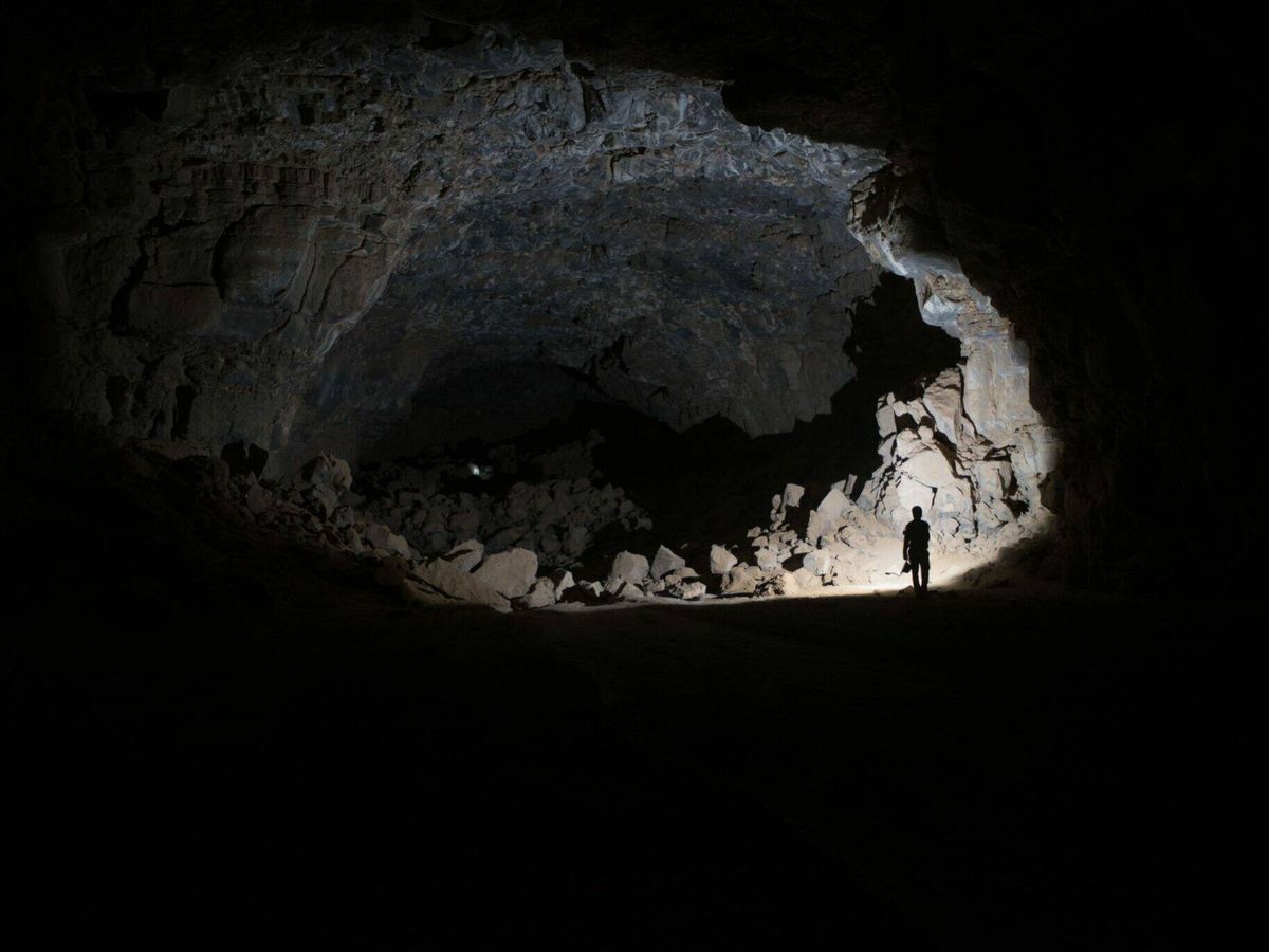 Foto: Dentro de la cueva de Umm Jirsan. (Crédito: Green Arabia Project)