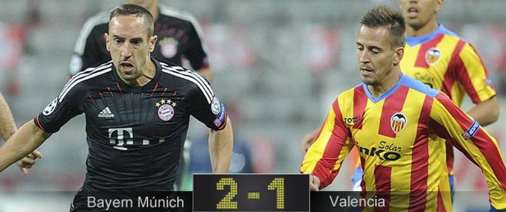 Foto: Un Valencia triste y sin ambición no puede con el Bayern