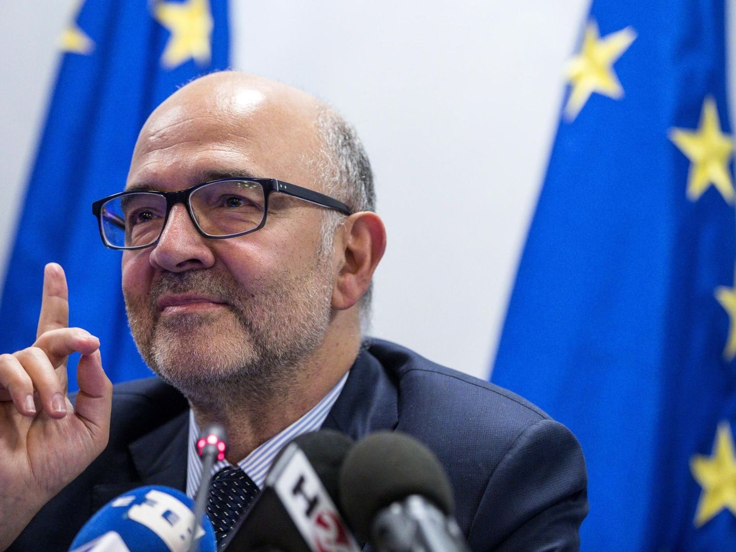 Pierre Moscovici, comisario europeo de Asuntos Económicos, se ha desplazado a Italia. (EFE)