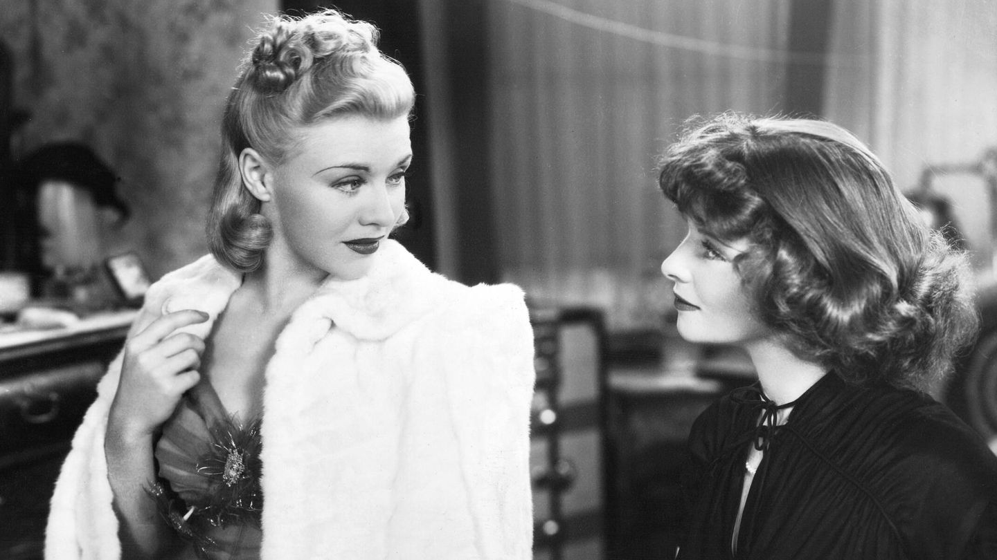Junto a Katharine Hepburn en 'Damas del teatro'. (CP)
