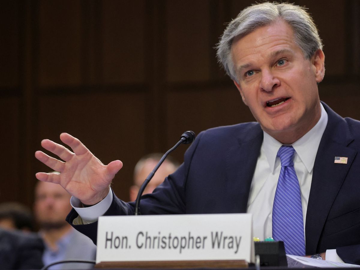 Foto: El director del FBI, Christopher Wray. (Reuters/ Jim Bourg)