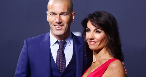 Foto: Zinedine Zidane y su esposa, Veronique Fernández. (Getty)