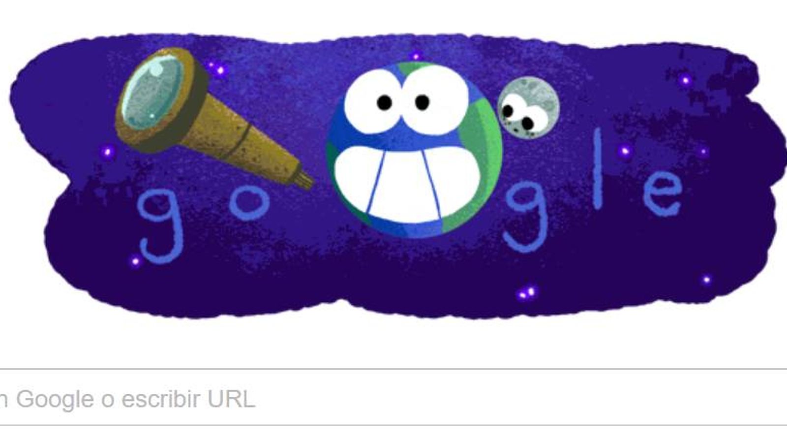 Foto: El 'doodle' que Google dedica al descubrimiento de los exoplanetas anunciado por la NASA (Google)