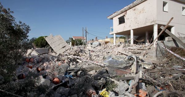 Foto: La casa de Alcanar donde se produjo la explosión. (EFE)