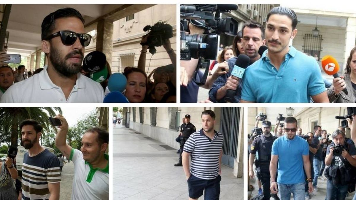 Tres miembros de 'la Manada' serán juzgados desde prisión por el robo de unas gafas 