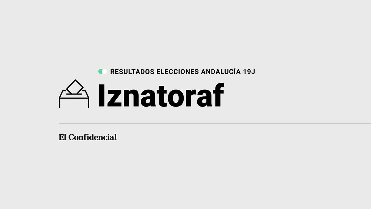 Resultados en Iznatoraf de elecciones Andalucía: el PP, partido con más votos