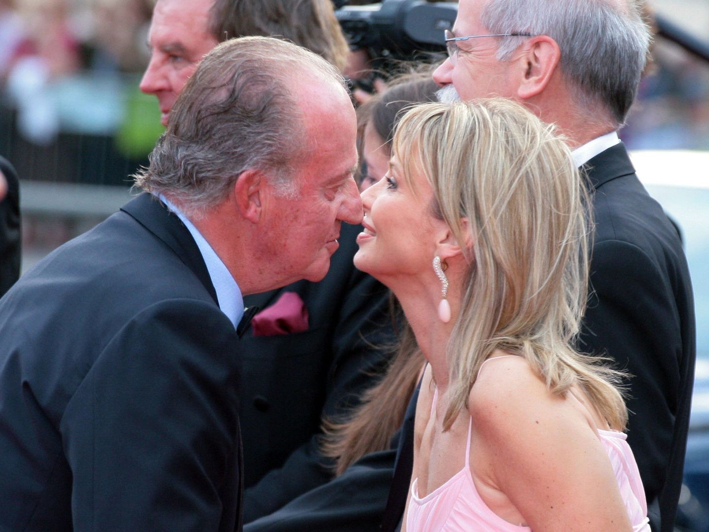 Don Juan Carlos y la princesa Corinna en un acto de la fundación Laureus