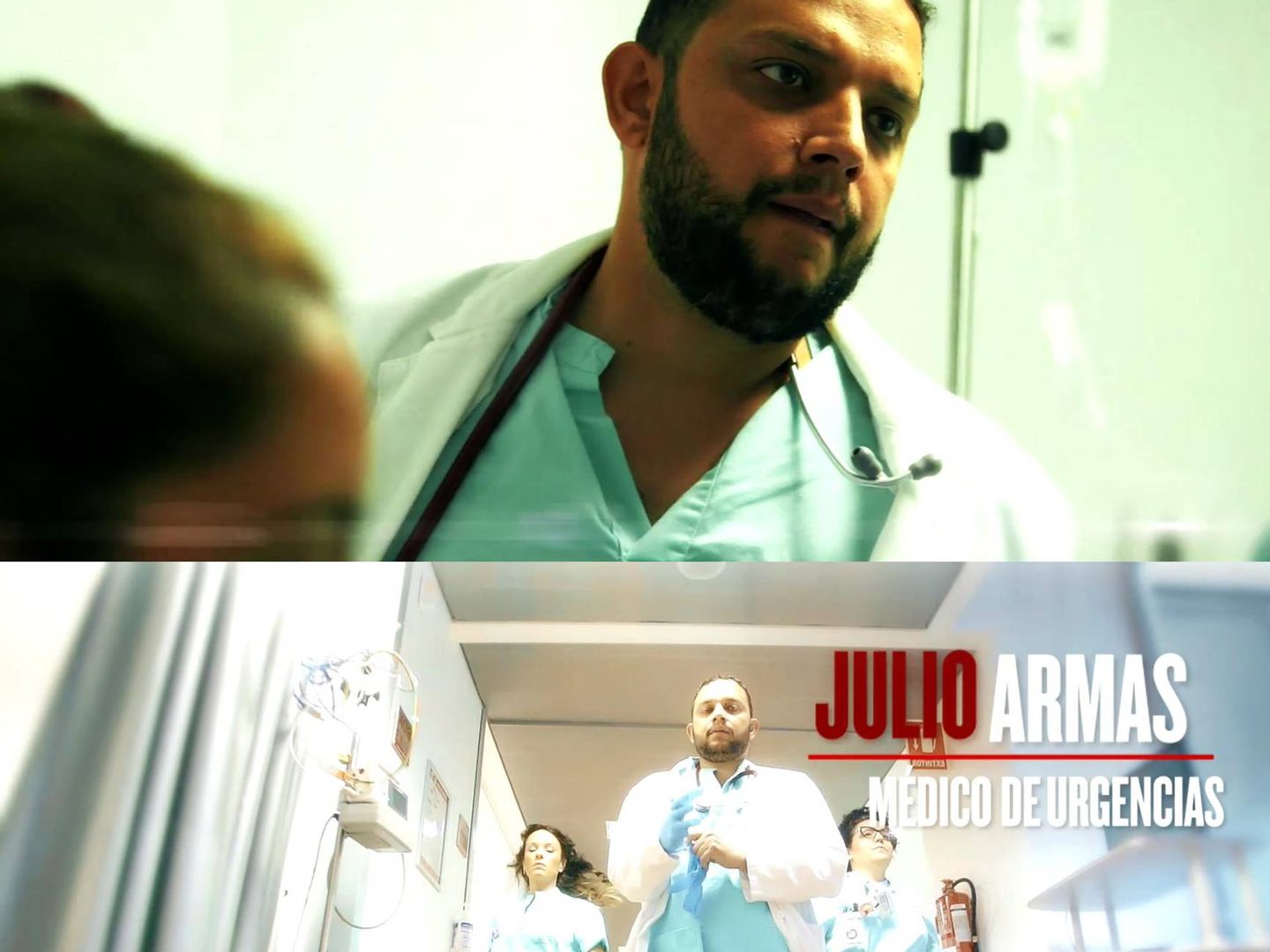Julio Armas, el médico de urgencias de 'Héroes, más allá del deber'.