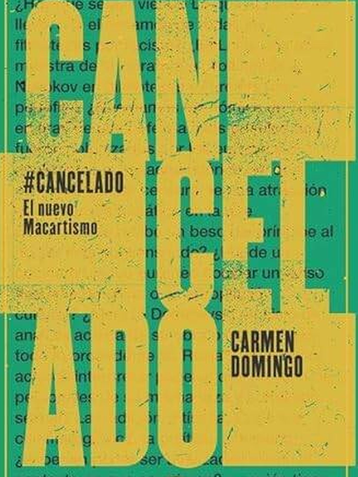 Portada de '#Cancelado', de Carmen Domingo. 