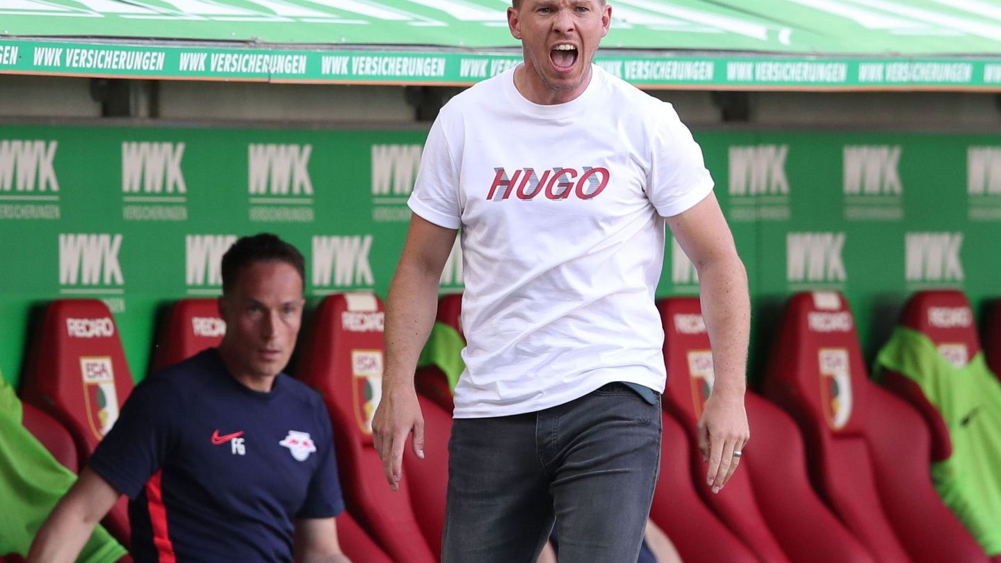 Julian Nagelsmann, durante un partido de la Bundesliga el pasado mes de junio (Reuters).
