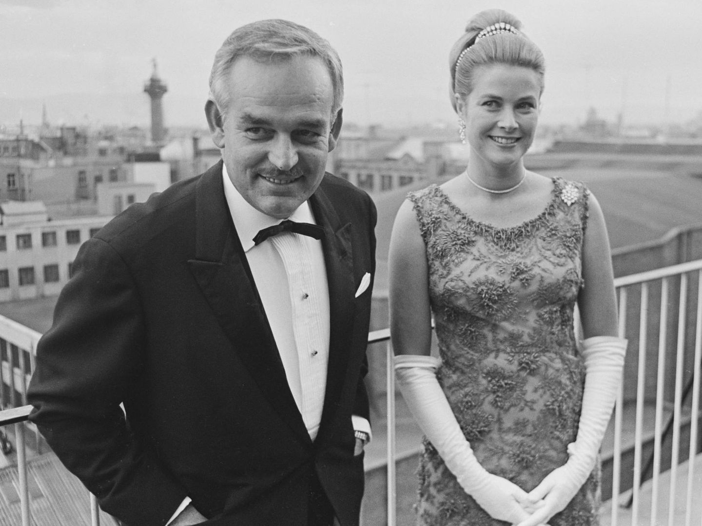 El príncipe Rainiero y Grace Kelly, en 1965. (Getty)