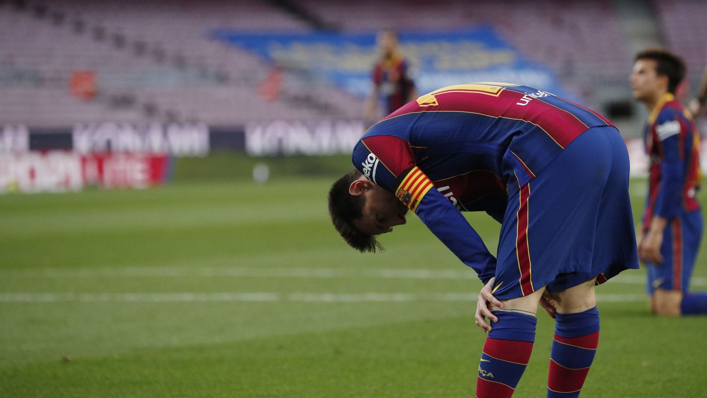 Messi, totalmente abatido tras el partido. (Reuters)