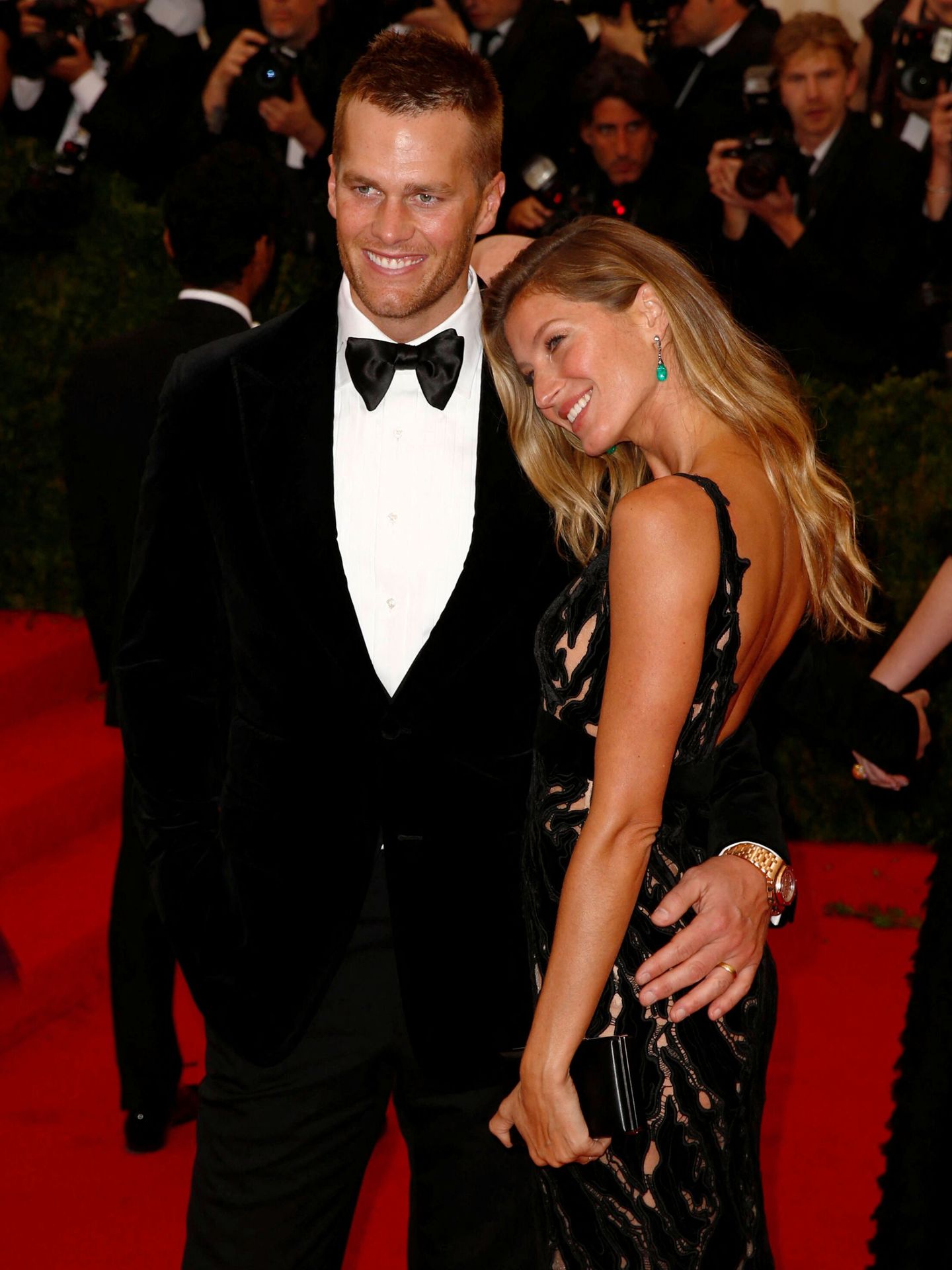 Tom Brady y Gisele Bündchen, antes de separarse. (Reuters)