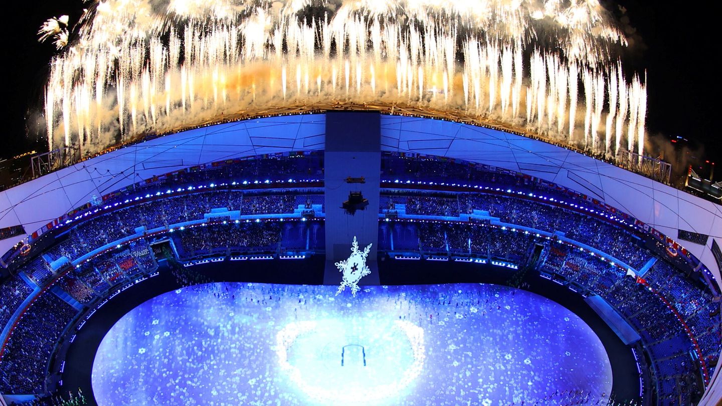 Ceremonia de inauguración de los juegos de invierno. (Reuters)
