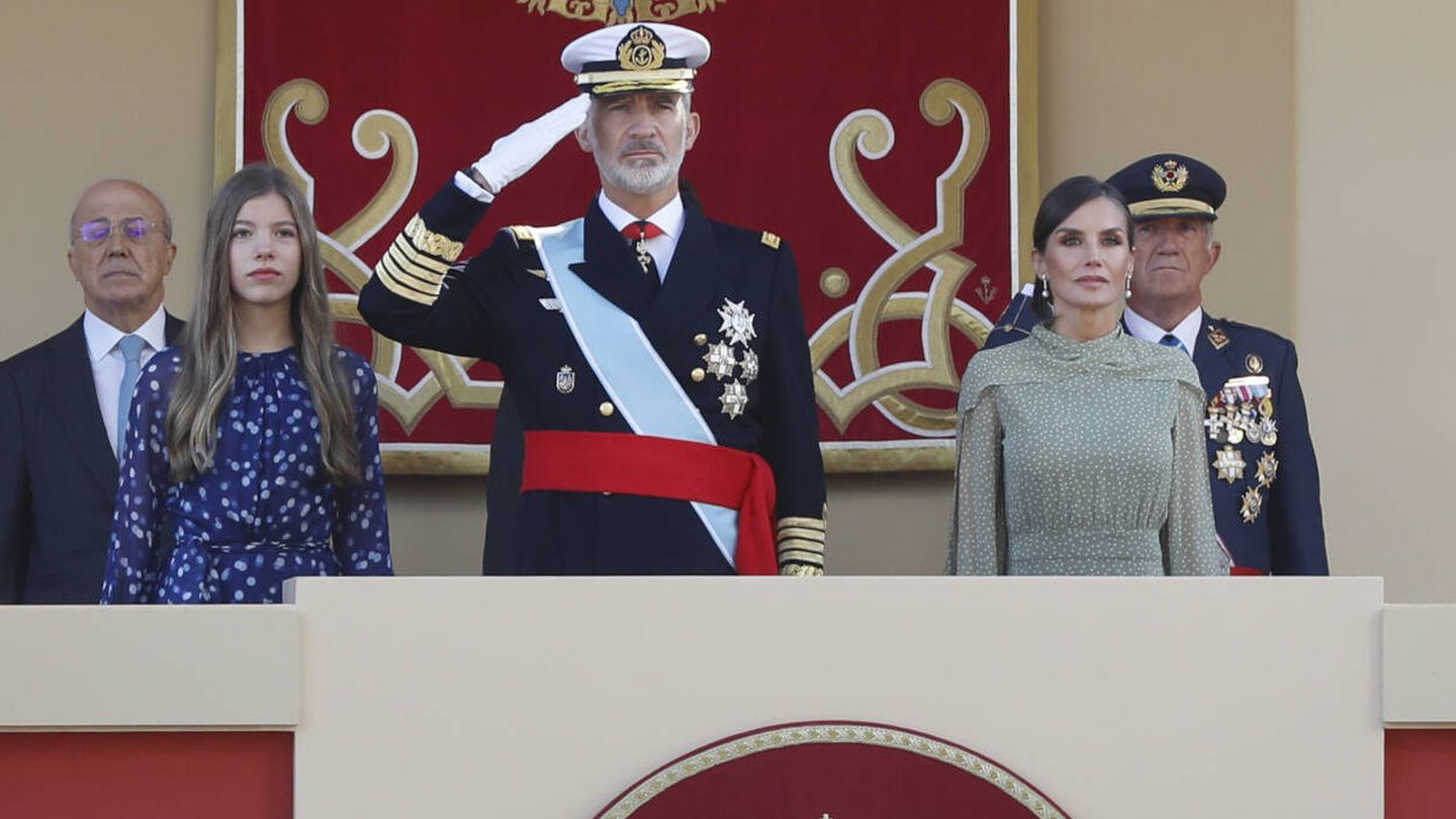 Los Reyes con la infanta Sofía. (Casa Real)