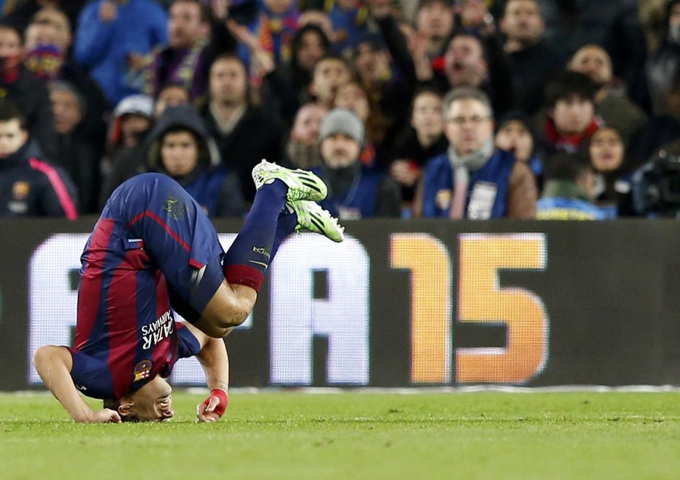 Foto: Luis Suárez estuvo muy fallón contra el Atlético de Madrid (Reuters)